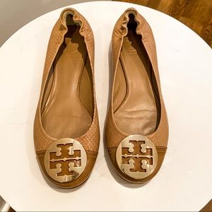 Tory Burch Reva Flats Nude Size 9
